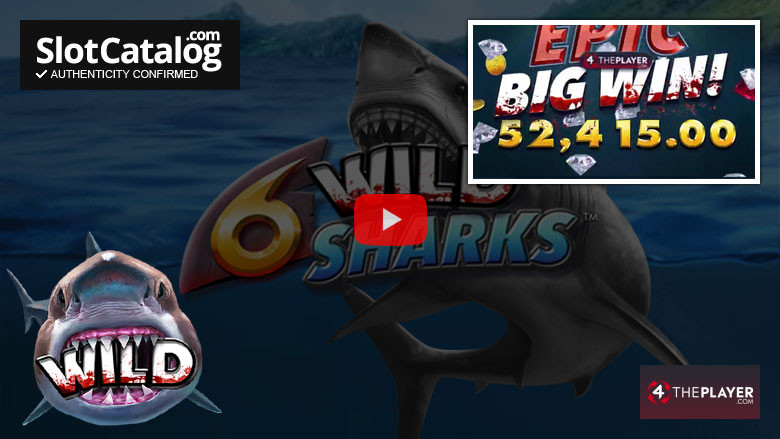 6 Wild Sharks κουλοχέρη Big Win Οκτώβριος 2020