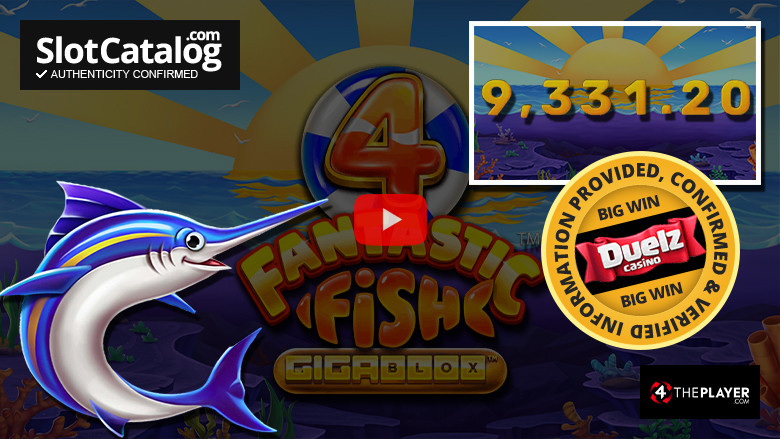 4 Fantastic Fish Gigablox κουλοχέρη Big Win Φεβρουάριος 2024