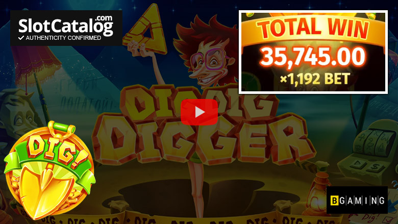 Dig Dig Digger slot Big Win Ιούνιος 2021