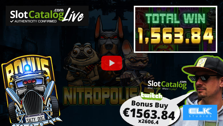 Κουλοχέρης Nitropolis 2 Big Win Νοέμβριος 2022