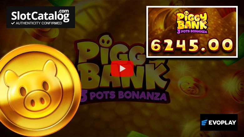 Piggy Bank: 3 Pots Bonanza slot Big Win Ιούνιος 2026