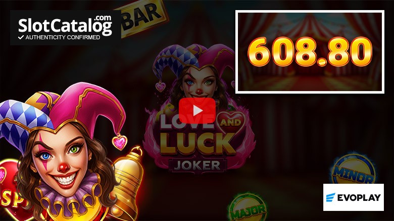 Κουλοχέρης Joker Αγάπης και Τύχης Big Win Μάιος 2026