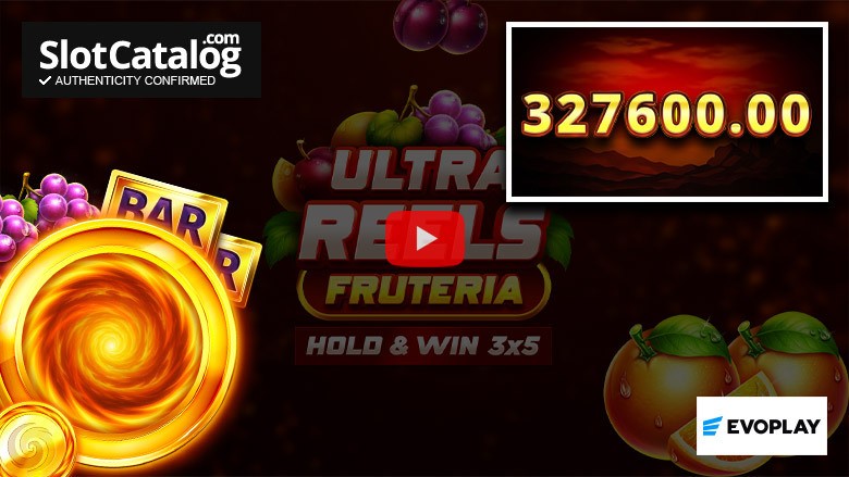 Κουλοχέρης Ultra Reels Fruteria Big Win Μάιος 2026