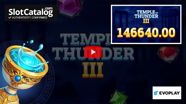 Μεγάλη Νίκη στο κουλοχέρη Temple of Thunder 3, Μάιος 2026
