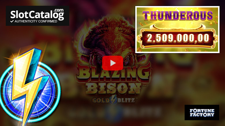 Blazing Bison Gold Blitz κουλοχέρη Big Win Ιούνιος 2023