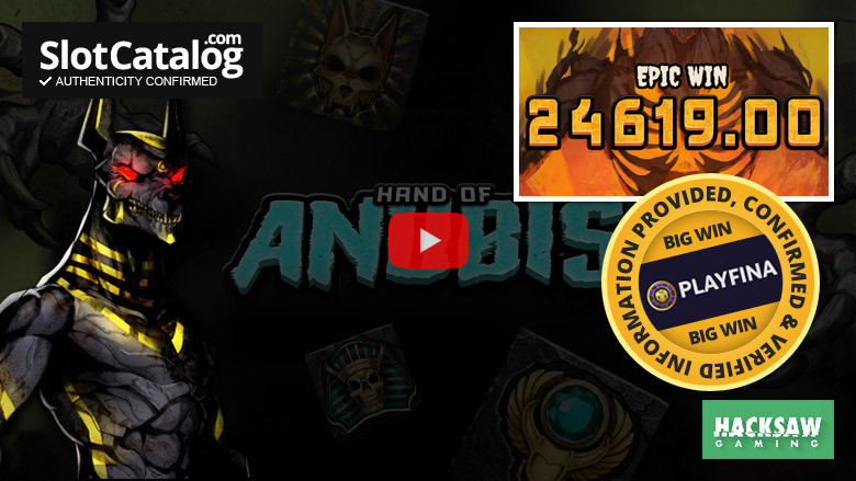 Κουλοχέρης Hand of Anubis Big Win Ιούνιος 2023