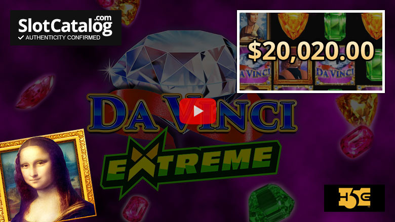 Da Vinci Extreme κουλοχέρη Big Win Φεβρουάριος 2021