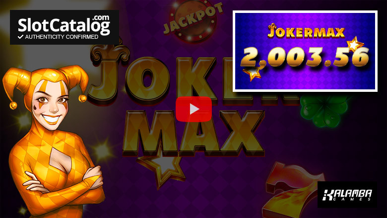 Κουλοχέρης Joker MAX Big Win Απρίλιος 2024