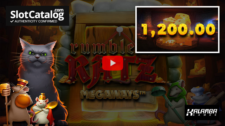 Κουλοχέρης Rumble Ratz Megaways Big Win Μάιος 2024
