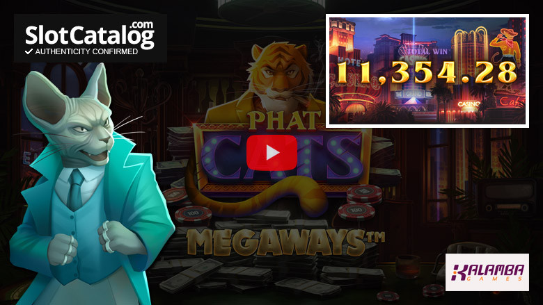 Κουλοχέρης Phat Cats Megaways Big Win Ιούνιος 2023