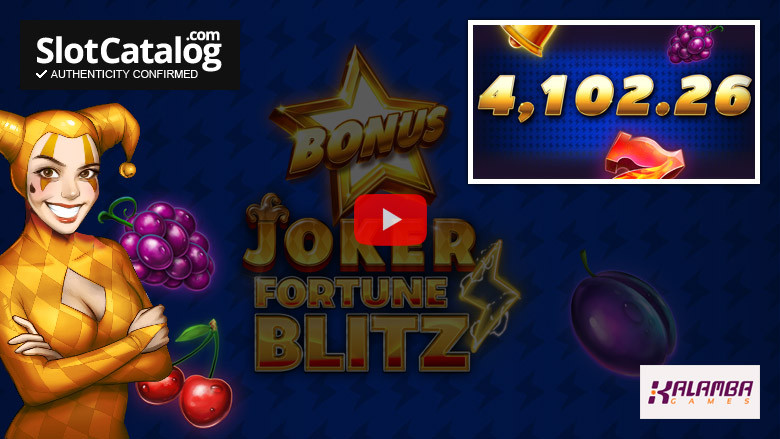 Joker Fortune Blitz κουλοχέρη Big Win Μάρτιος 2023