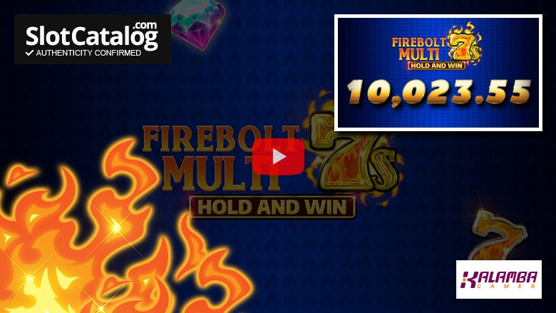 Firebolt Multi 7s Hold and Win slot Big Win Δεκέμβριος 2024