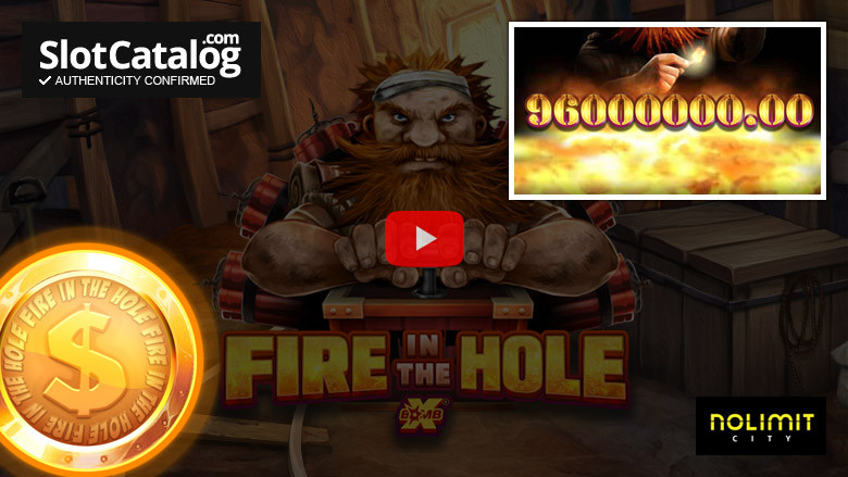 Fire in the Hole slot Big Win Ιούνιος 2022