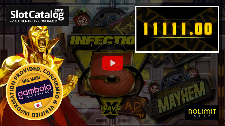Infectious 5 slot Big Win Μάιος 2022