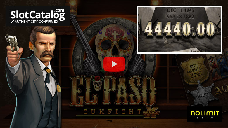 El Paso Gunfight κουλοχέρη Big Win Ιούνιος 2021