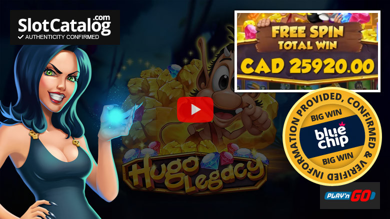 Κουλοχέρης Hugo Legacy Big Win Αύγουστος 2023