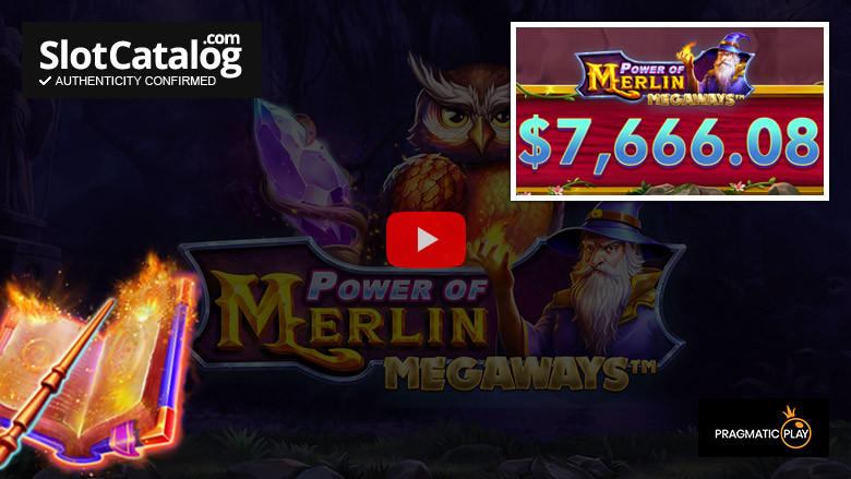 Power of Merlin Megaways κουλοχέρη Big Win Ιούλιος 2024