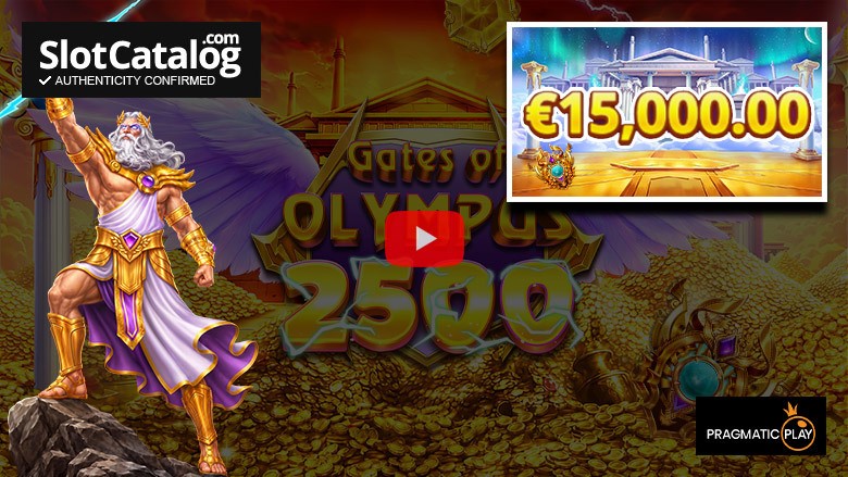 Μεγάλη νίκη στο slot Gates of Olympus 2500, Οκτώβριος 2026