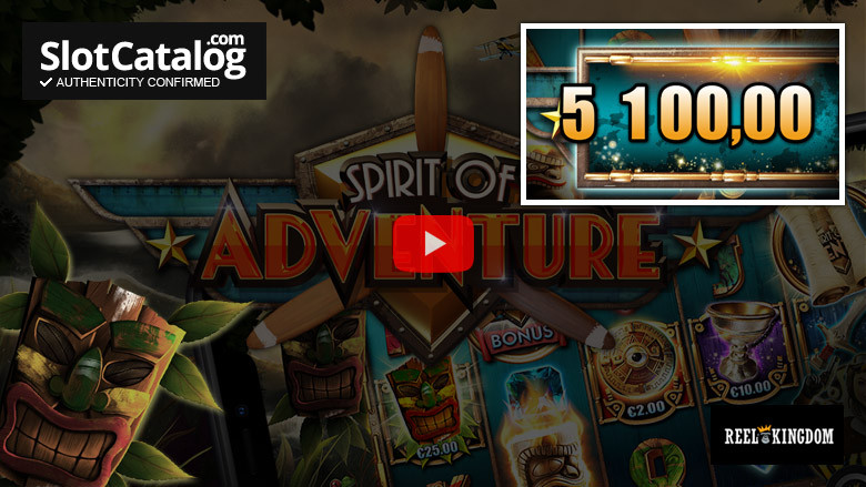 Spirit of Adventure κουλοχέρη Big Win Μάιος 2022