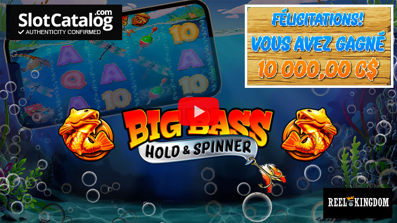 Κουλοχέρης Big Bass Bonanza Hold και Spinner Big Win Μάιος 2023