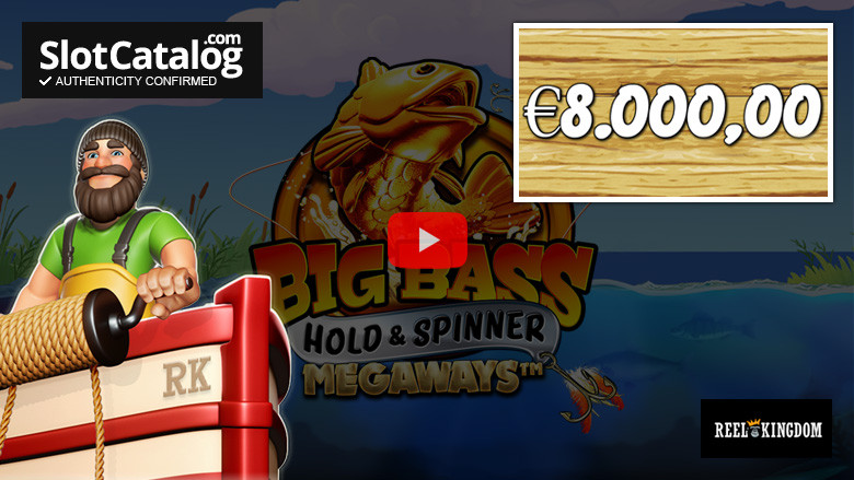 Κουλοχέρης Big Bass Hold και Spinner Megaways Big Win Αύγουστος 2023