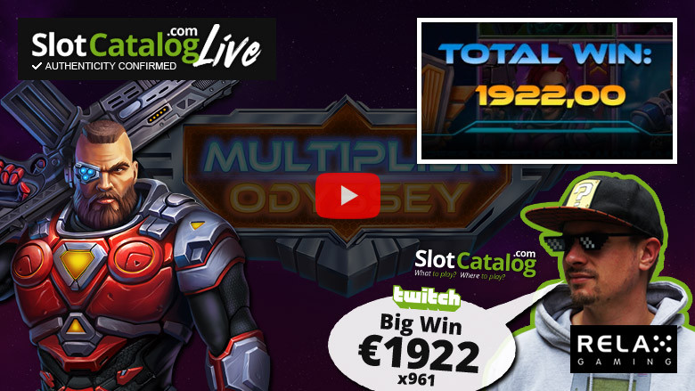 Multiplier Odyssey κουλοχέρη Big Win Νοέμβριος 2022