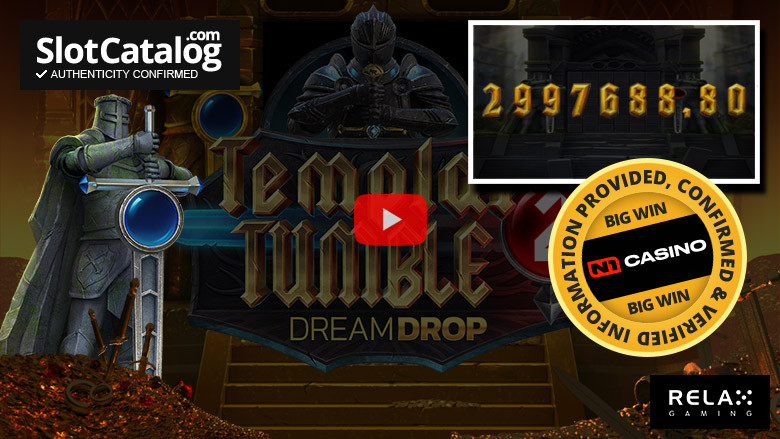 Υποδοχή Templar Tumble 2 Dream Drop Big Win Δεκέμβριος 2023