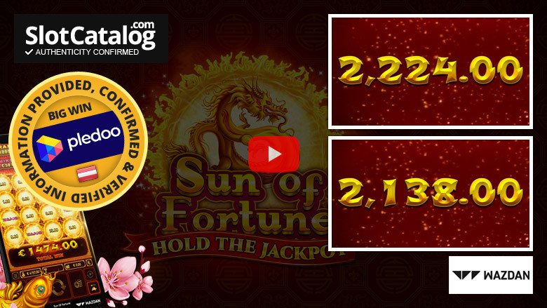 Κουλοχέρης Sun of Fortune Big Win Οκτωβρίου 2022