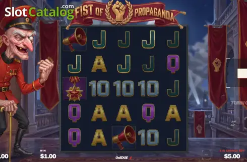 Οθόνη3. Fist of Propaganda Κουλοχέρης