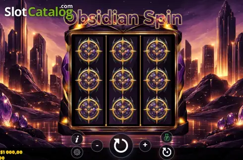 Οθόνη2. Obsidian Spin Κουλοχέρης 