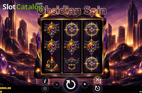Οθόνη3. Obsidian Spin Κουλοχέρης 