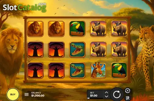 Οθόνη2. Wild Safari (1 Ace Studios) Κουλοχέρης 