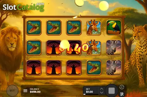 Οθόνη3. Wild Safari (1 Ace Studios) Κουλοχέρης 