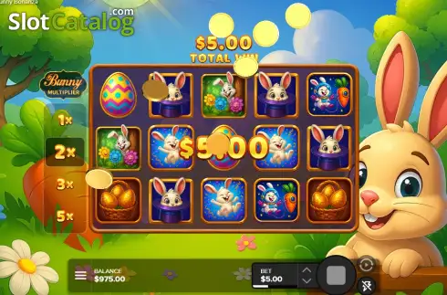 Οθόνη3. Funny Bunny Bonanza Κουλοχέρης