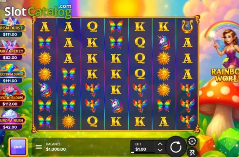 Οθόνη2. Rainbow World Κουλοχέρης