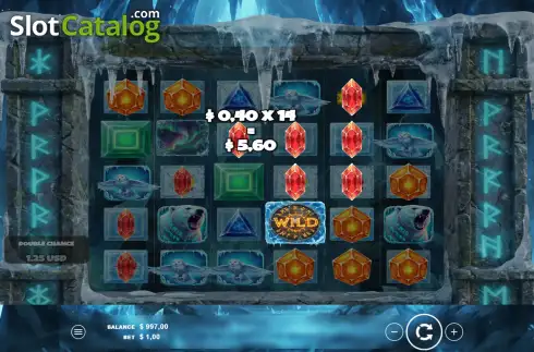 Οθόνη3. Arctic Runes Κουλοχέρης