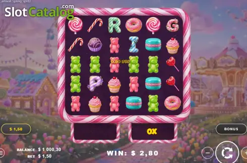 Οθόνη3. Candy Carnival: Spring Spritz Κουλοχέρης