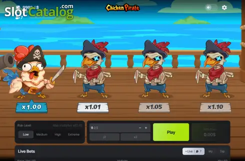 Οθόνη2. Chicken Pirate Κουλοχέρης