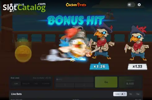 Οθόνη3. Chicken Pirate Κουλοχέρης