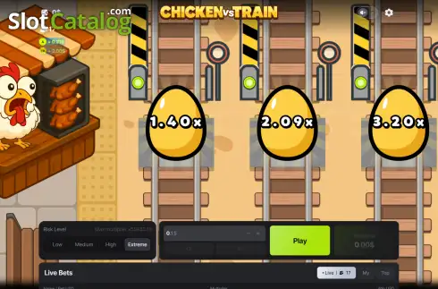 Οθόνη2. Chicken vs Train Κουλοχέρης