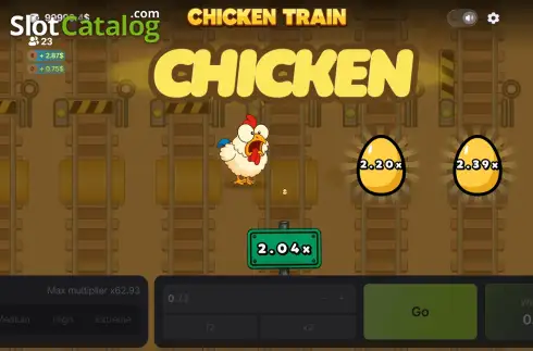 Οθόνη3. Chicken vs Train Κουλοχέρης
