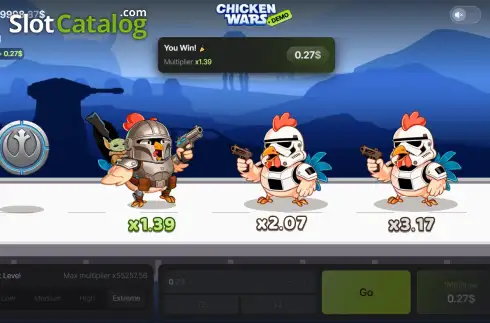 Οθόνη3. Chicken Wars Κουλοχέρης