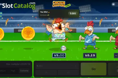 Οθόνη3. Chicken Champions Κουλοχέρης