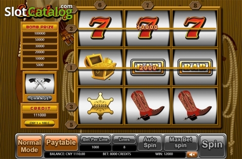 Οθόνη4. Cowboy (Aiwin Games) Κουλοχέρης