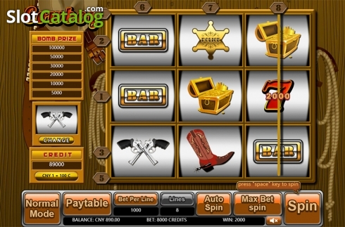 Οθόνη5. Cowboy (Aiwin Games) Κουλοχέρης
