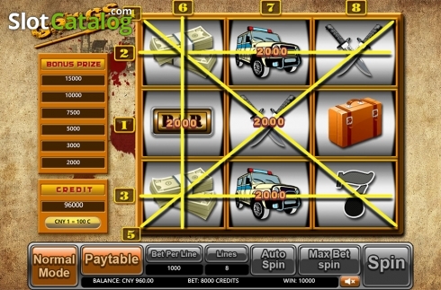 Οθόνη4. Gangs (Aiwin Games) Κουλοχέρης