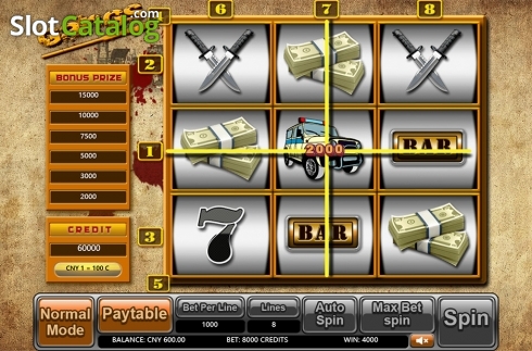 Οθόνη5. Gangs (Aiwin Games) Κουλοχέρης