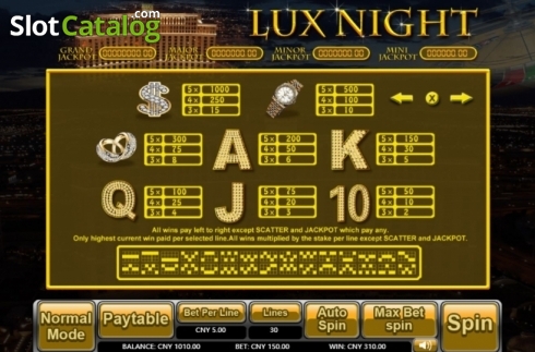 Οθόνη4. Lux Night Κουλοχέρης 