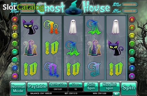 Οθόνη2. Ghost House (Aiwin Games) Κουλοχέρης 
