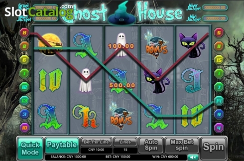 Οθόνη3. Ghost House (Aiwin Games) Κουλοχέρης 